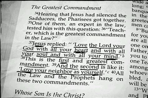 The Greatest Commandment - Pass the Salt Ministries