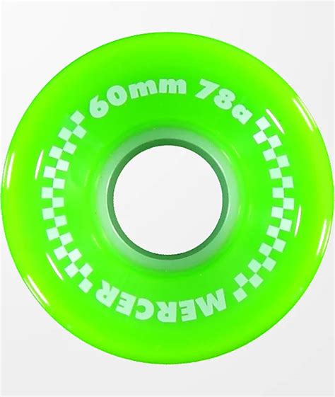 Mercer 60mm 78a Lime Green Skateboard Wheels at Zumiez : PDP