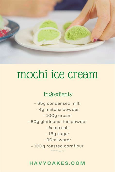 Mochi Ice Cream Recipes | Japanese Dessert Recipe - Havy Cakes | Recipe ...