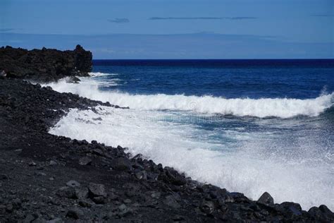 Pohoiki Black Sand Beach on the Big Island of Hawaii. One of the Newest Beaches in the World ...