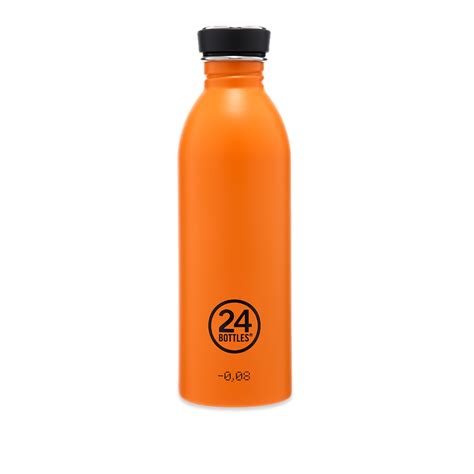 24 Bottles Urban Bottle Total Orange Satin 500ml | END.