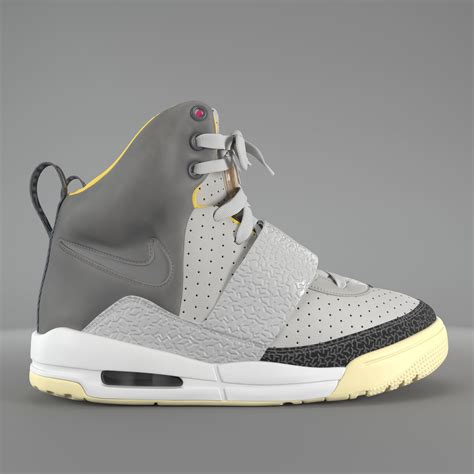 3D model Nike Air Yeezy 1 Zen Grey pbr VR / AR / low-poly | CGTrader