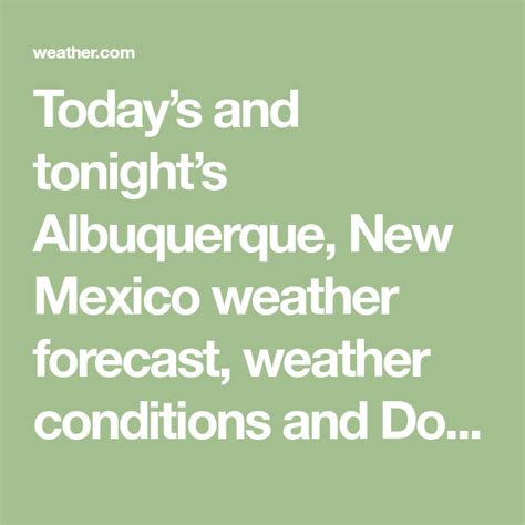 Albuquerque, NM Weather Forecast and Conditions - The Weather Channel ...