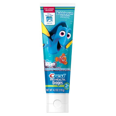 Crest Pro-Health Stages Kids Toothpaste featuring Disney's Finding Dory, Bubblegum Flavor, 4.2 ...