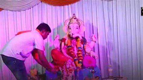 Lord Ganesha idol installed at Eidgah ground in Karnataka's Hubli-Dharwad | City - Times of ...