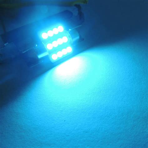 Cheap 2Pcs Ultra Blue 31mm Car Interior Dome Festoon LED Light Bulbs Lamps DC 12V | Joom