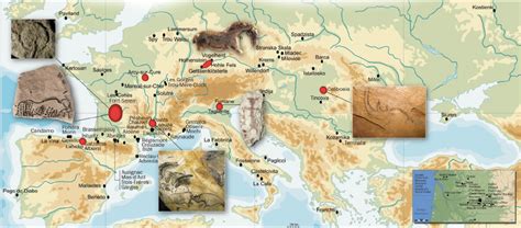 Inventory of Aurignacian sites in Europe and examples of graphic...