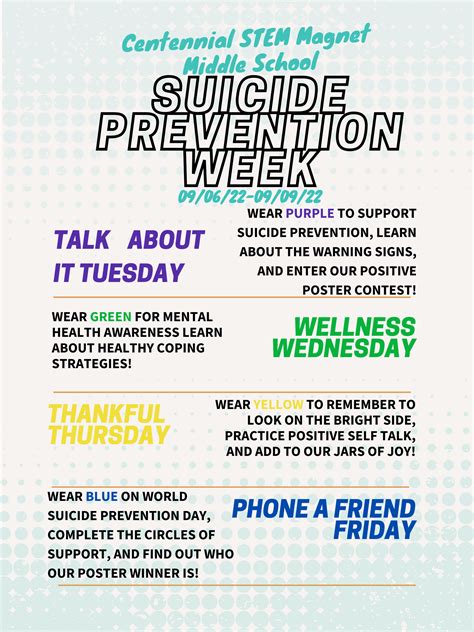 Suicide Prevention Week | Centennial Middle School