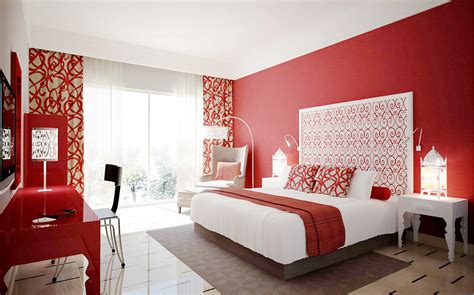 Red Color Master Bedroom | www.resnooze.com