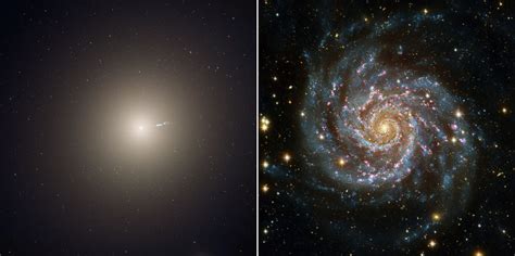 Merging Giant Galaxies Sport 'Blue Bling' in New Hubble Pic - Universe Today