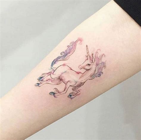 53 Best Unicorn Tattoo Designs For Women - TattooBlend