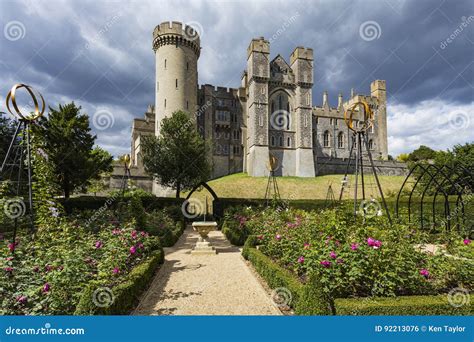 Arundel castle gardens stock photo. Image of history - 92213076