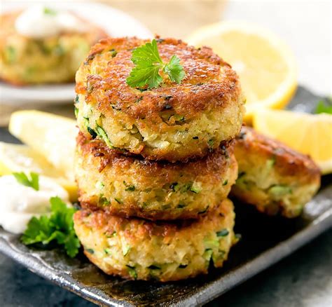 Zucchini "Crab" Cakes - Kirbie's Cravings