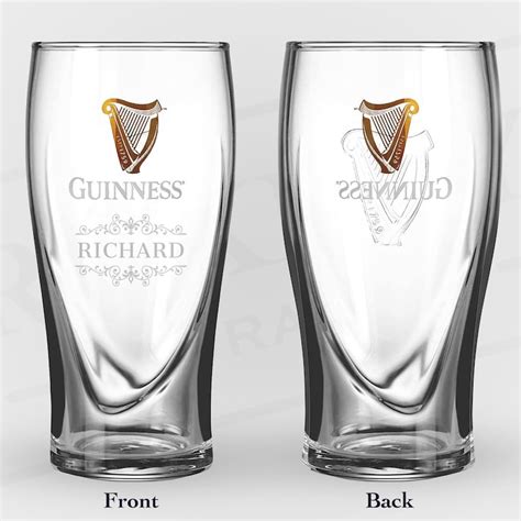 Personalised Guinness Glass Engraved With Any Name Guinness Gravity Glass Custom Gift for ...