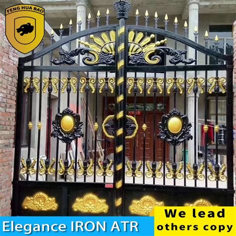 Decorative Cast Iron Gate Accessories Wrought Iron for Stair Fence Outdoor and Garden - China ...