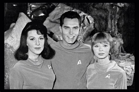 Cast photo of The Cage, the first Star Trek pilot filmed and produced in 1964-65. | Star trek tv ...