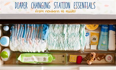 Diaper Changing Station Essentials :: From Newborn to Toddler - cute & little | Dallas Petite ...