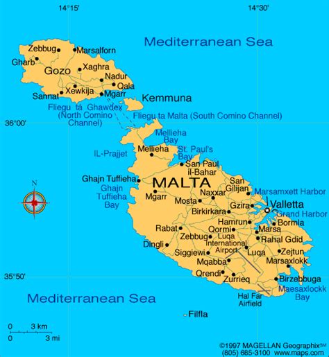 Malta Atlas: Maps and Online Resources | Infoplease.com | Europe ...