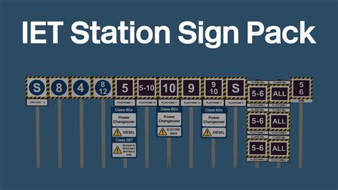 Now released: Station Stop Sign Pack... - Major Wales Design