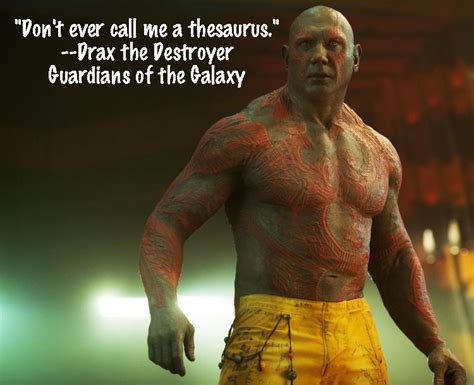 Drax Guardians Of The Galaxy Quotes. QuotesGram