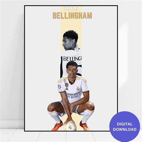 Jude Bellingham Printable Bellingham Poster Printable Man - Etsy