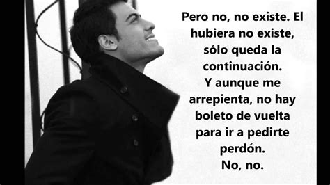 Carlos Rivera El hubiera no existe letra Acordes - Chordify