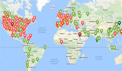 Complete map and sortable table of all 653 IHG category changes 2017 ...