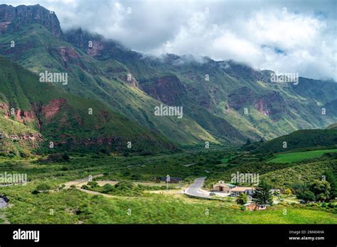 Nature of Andes mountains with beautiful panorama Stock Photo - Alamy