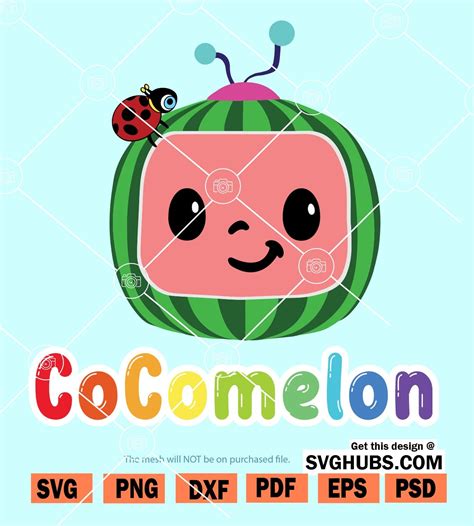 Cocomelon Logo svg, Coco Melon svg, CocoMelon Birthday SVG