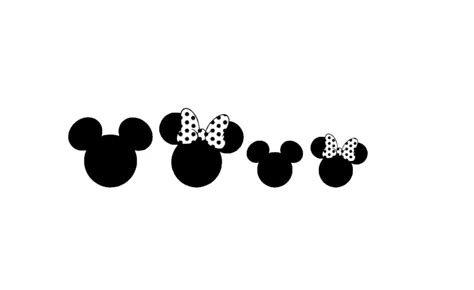 Disney Family Car Decal Set Mickey Minnie Head Family Car Hong Kong | ubicaciondepersonas.cdmx ...