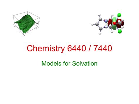 Solvent Effects