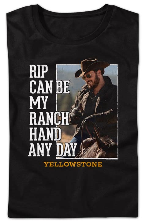 Womens Rip Can Be My Ranch Hand Any Day Yellowstone Shirt