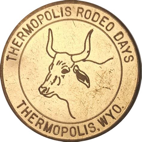 1 Dollar - Thermopolis Rodeo Days (Thermopolis, Wyoming) - United States – Numista