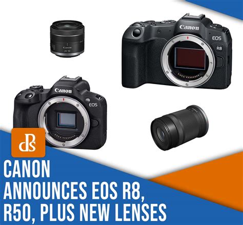 Canon Announces the EOS R8, the EOS R50, Plus New Lenses