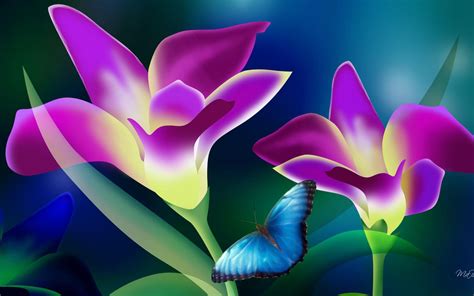 Tropical Floral HD desktop wallpaper : Widescreen : High Definition ...