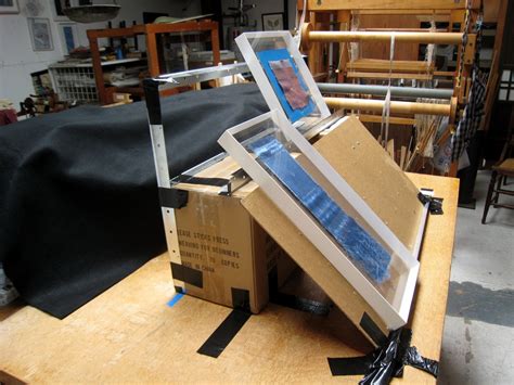 easel set up - Peggy Osterkamp's Weaving Blog