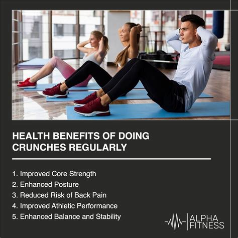 Health benefits of doing crunches regularly - AlphaFitness