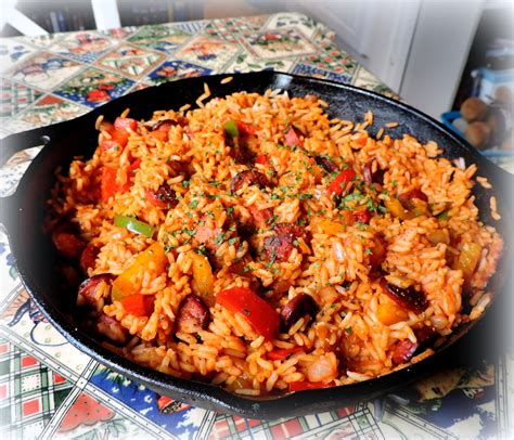 The English Kitchen: Spicy Sausage, Peppers & Rice