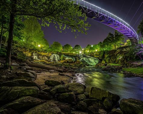 LIBERTY BRIDGE GREENVILLE falls park south carolina upstate | Etsy