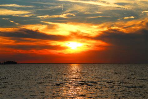 Oneida Lake Sunset V Photograph by David Stasiak - Fine Art America