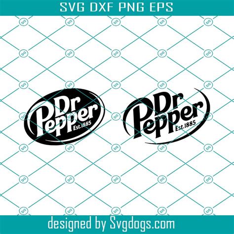 Dr Pepper Soft Drink Emblem Logo Svg, Logo Svg