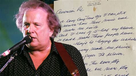 Don McLean Signed Copy of 'American Pie' Lyrics On Sale For $154K