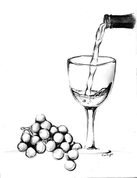 Wine Sketch by lalalagina44 on DeviantArt