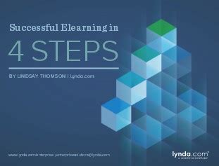 Helge Scherlund's eLearning News: Building Successful Elearning in 4 Steps by Lindsay Thomson
