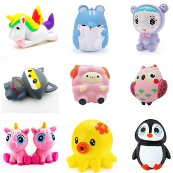 2018 Most Popular Squishy Slow Rising Toys Jumbo Suqishies Cute Stretch Soft Toy Kawaii ...