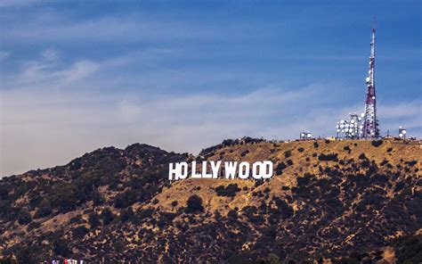 wallpaper for desktop, laptop | ni82-hollywood-sign-la-america-sky-mountain