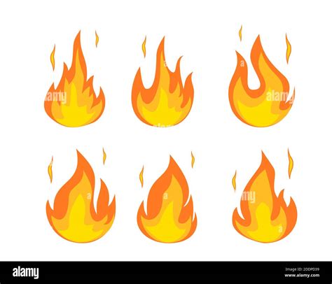 Cartoon flames hi-res stock photography and images - Alamy