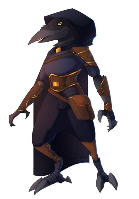 Kenku Rogue by SkyFlu | Dnd art, Character portraits, Rogue costume