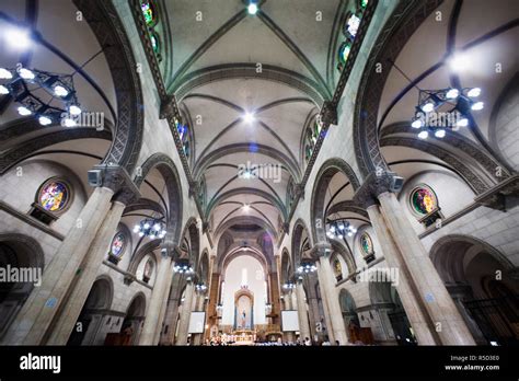 Philippines, Manila, Intramuros, Manila Cathedral Stock Photo - Alamy