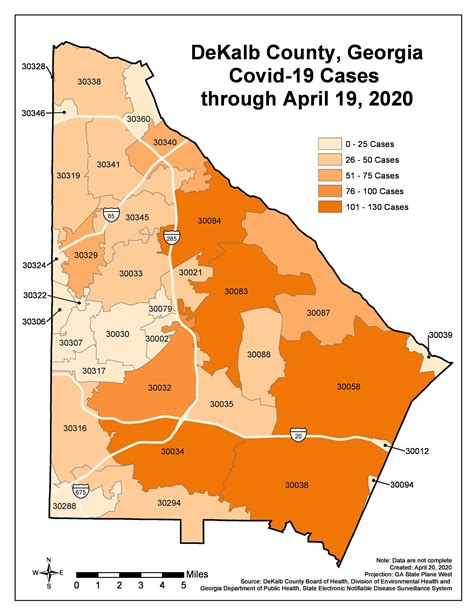 DeKalb COVID-19 Cases by Zip Code - Atlanta Jewish Times